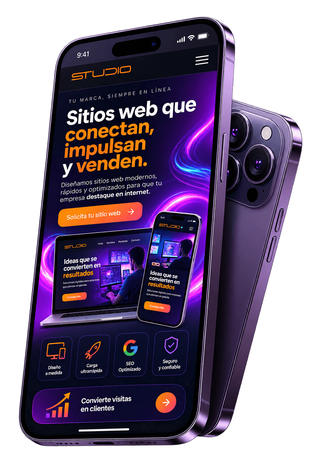 Sitio web móvil desarrollado por NEXUZ